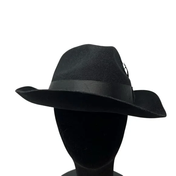 Bruno Capelo XL Hat Cap Australian Wool Fedora Teardrop Crown Fabio FB230 7 1/2